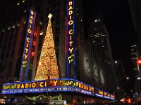 Radio City Music Hall, all decorated for the Christmas Spectacular