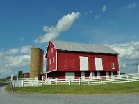 A red barn at Belle Grove