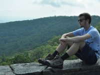 Nils at the Skyline drive