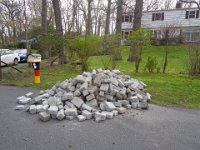 And these will be the stones for apron and curb.