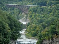 The state park encompasses an impressive gorge, carved out by the Genesee River.